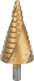 Bosch Professional HSS-TiN Stufenbohrer, 6-39x48x93.5mm, 1 Stück