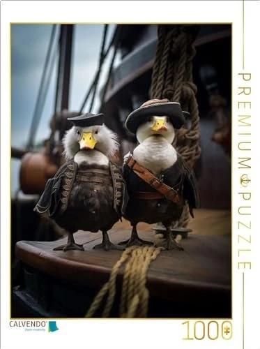 Calvendo Piraten Landeplatz: Piratenvögel an Deck