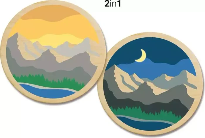 Ravensburger Malen nach Zahlen CreArt Wooden Berge
