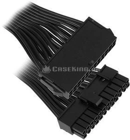 Cubitek Black Cobra Series 24-Pin ATX Verlängerung 30cm, schwarz