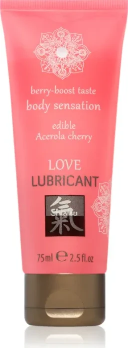 HOT Shiatsu Berry Boost Taste Body Sensation Acerola Cherry Gleitgel, 75ml
