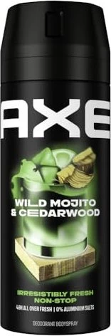 AXE Green Mojito & Cedarwood Deodorant Spray, 150ml