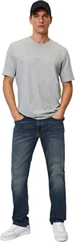 Marc O'Polo Regular Bio-Baumwolle T-Shirt kurzarm twentyfour grey (Herren)