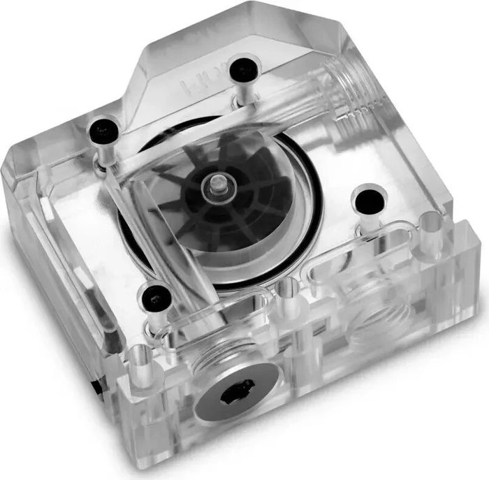 EK Water Blocks Quantum Line EK-Quantum Flow Indicator Bottom-To-Top D-RGB, Nickel, Durchflusssensor