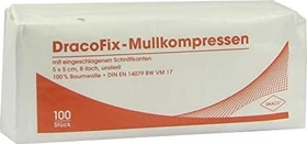 Dr. Ausbüttel DracoFix OP-Kompressen unsteril 8-fach, 5 x 5cm, 100 Stück