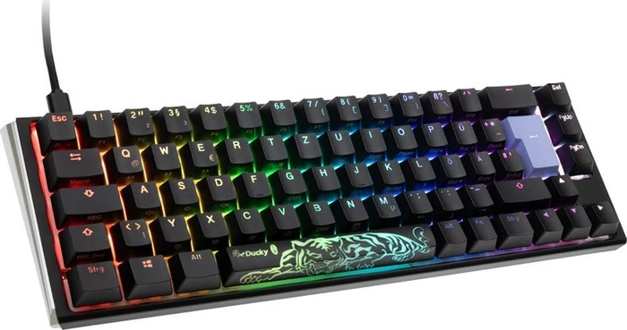 Ducky One 3 SF PBT, LEDs RGB, Classic Black, MX RGB BLUE, USB, DE
