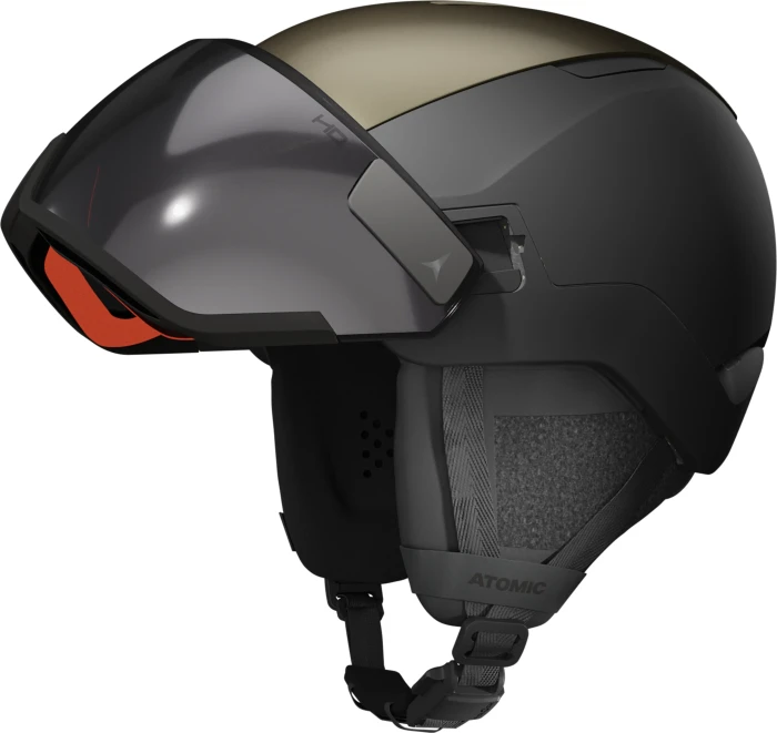 Atomic Volant AMID Visor Helm champ gold/metallic/black