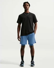 Nike Unlimited Dri-FIT 2-in-1 Hose kurz indigo storm/black (Herren)