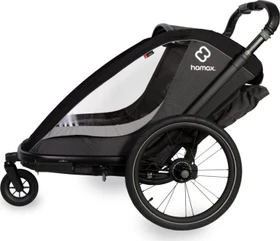 Hamax Cocoon Single Fahrradanhänger grau/schwarz