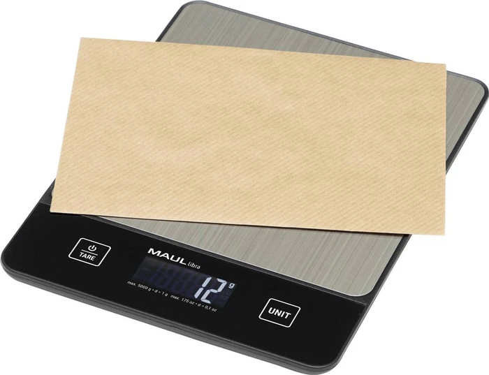 Maul 1657090, Briefwaage, 5kg, 1g