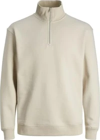 Jack & Jones Bradley Half Zip Sweatshirt moonbeam (Herren)