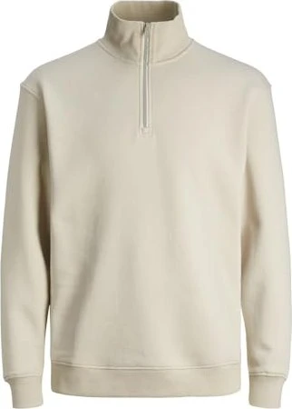 Jack & Jones Bradley Half Zip Sweatshirt moonbeam (Herren)