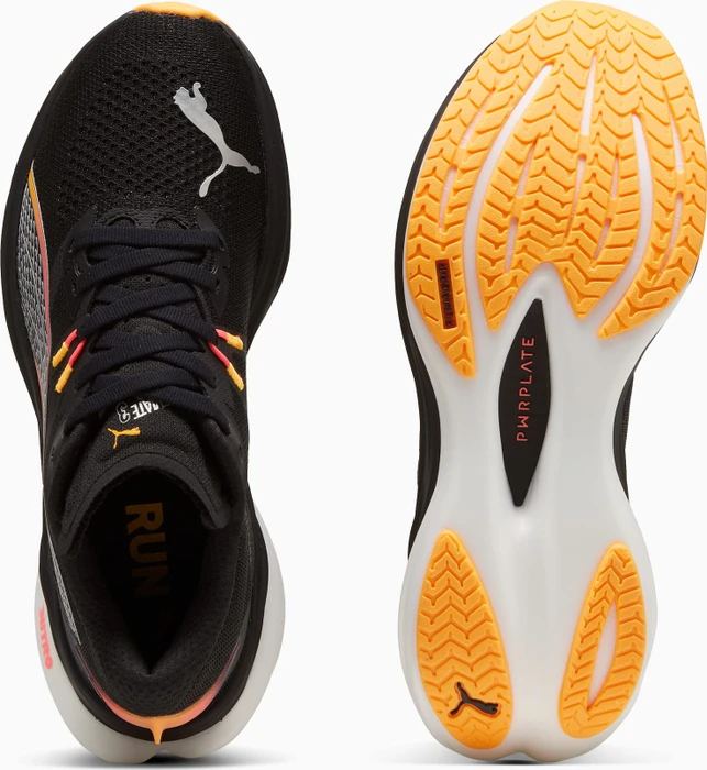 Puma Deviate Nitro 3 puma black/sunset glow/sun stream (Damen)