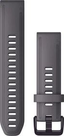 Garmin Ersatzarmband QuickFit 20 Silikon shale grey/amethyst