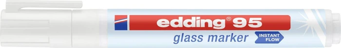 edding 95 Glasmarker weiß
