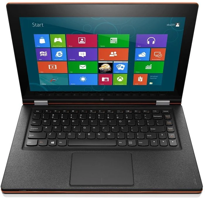 Lenovo Yoga 13, orange, Core i5-3337U, 4GB RAM, 128GB SSD, DE