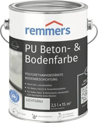 Remmers PU Beton- & Bodenfarbe lichtgrau (RAL7035), 2.5l