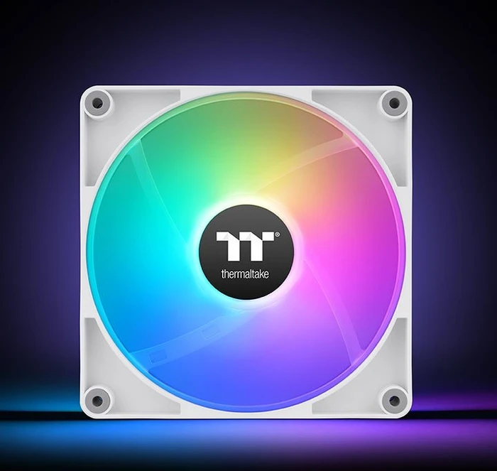 Thermaltake CT120 Reverse ARGB Sync Snow White, weiß, 120mm, 2er-Pack