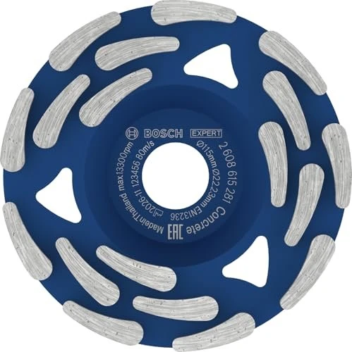Bosch Professional EXPERT Concrete Diamanttopfscheibe long life, 115x21x22.23mm, 1 Stück