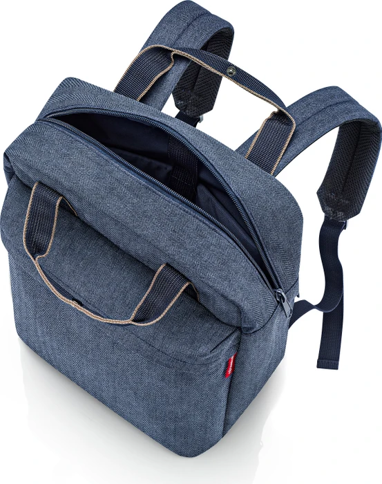 Reisenthel allday M herringbone dark blue