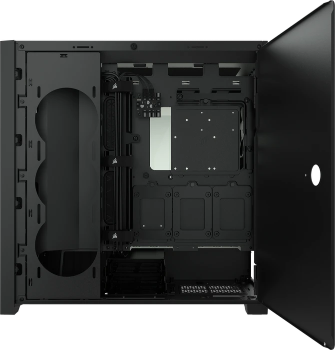 Corsair 5000D, schwarz, Glasfenster