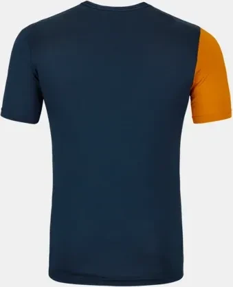 Ortovox 185 Rock'N'Wool Funktionsshirt kurzarm deep ocean (Herren)