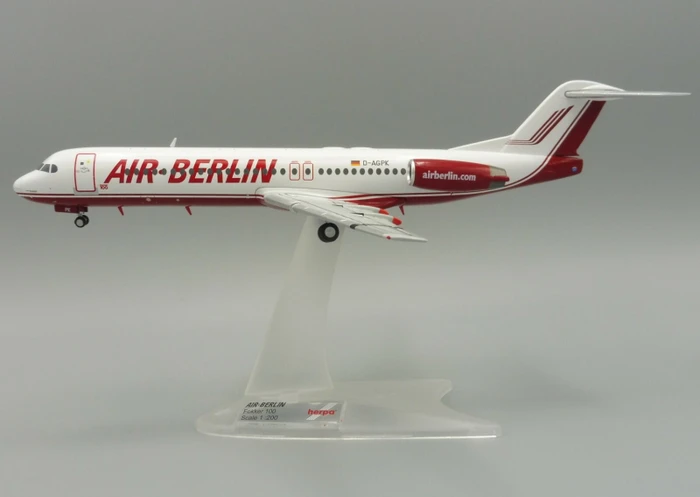 Herpa Air Berlin Fokker 100 D-AGPK