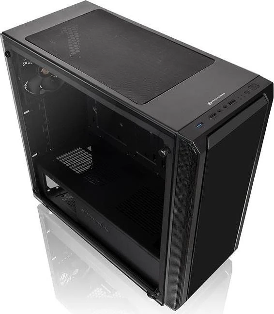 Thermaltake Versa J25 TG, schwarz, Glasfenster