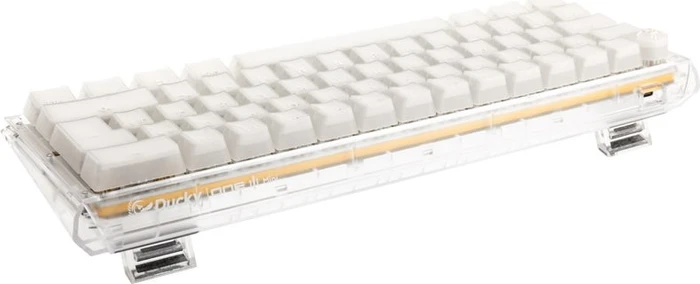 Ducky One 3 Mini PBT, LEDs RGB, Aura White, MX RGB BLUE, USB, DE