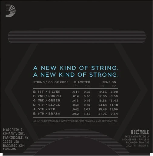 D'Addario NYXL Medium Top / Heavy Bottom