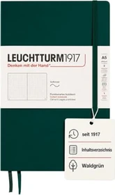 Leuchtturm1917 Medium Notizbuch, A5, punktiert, Softcover, grün