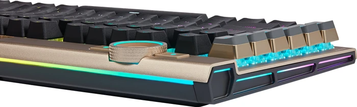 Corsair Gaming K100 RGB Midnight Gold, Corsair OPX, USB, US
