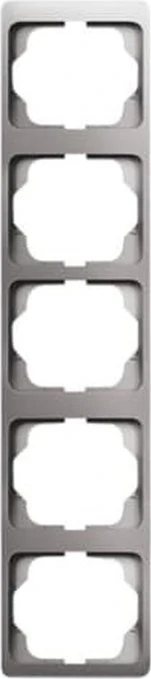 Busch-Jaeger Alpha exclusive Abdeckrahmen 5-fach Rahmen senkrecht, platin