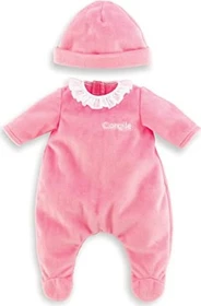 Corolle Pyjama und Mütze pink 36cm