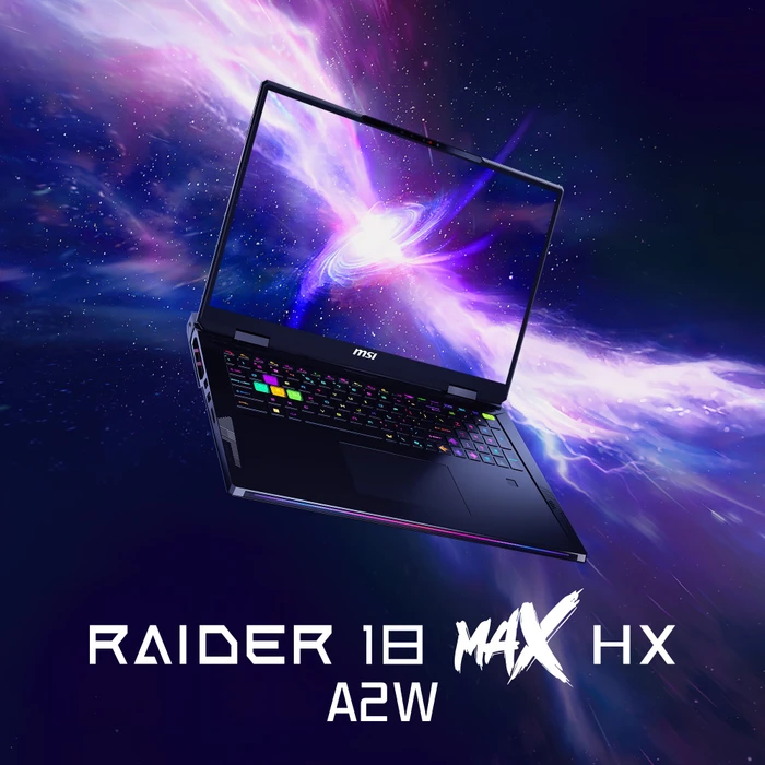 MSI Raider 18 Max HX A2WI-1075, Core Black, Core Ultra 9 290HX Plus, 32GB RAM, 2TB SSD, GeForce RTX 5080, DE