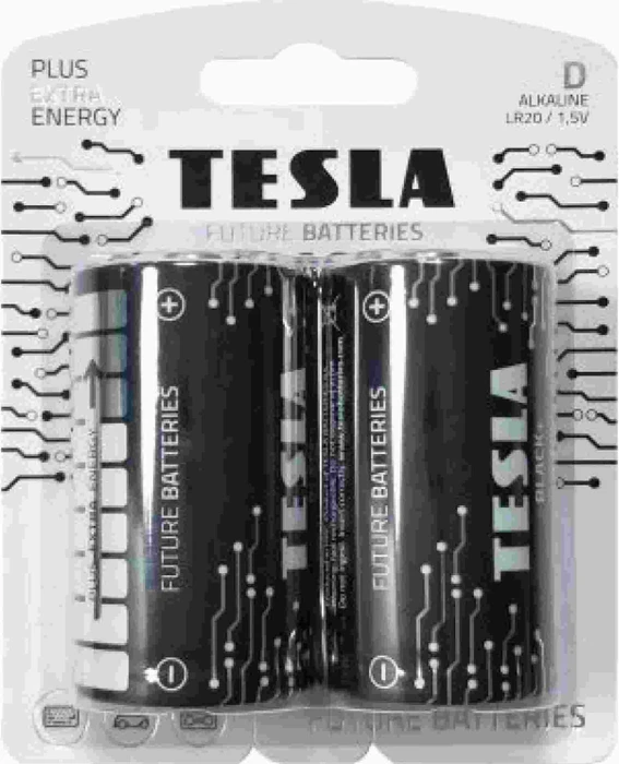 Tesla Batteries Black+ Mono D, 2er-Pack (1099137043)