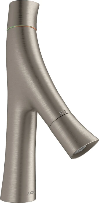 Hansgrohe Axor Starck Organic 80 Waschbeckenarmatur mit Ablaufgarnitur edelstahloptik