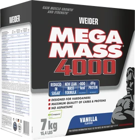 Weider Mega Mass 4000 Vanille 7kg