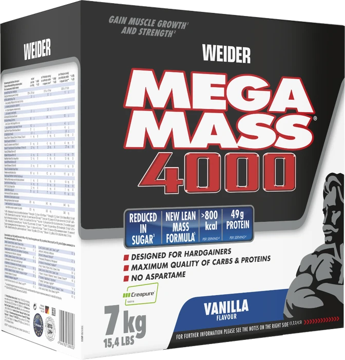 Weider Mega Mass 4000 Vanille 7kg