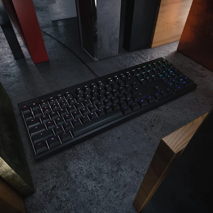 Cherry MX 2.0 S, schwarz, LEDs RGB, MX RGB BLUE, USB, EU