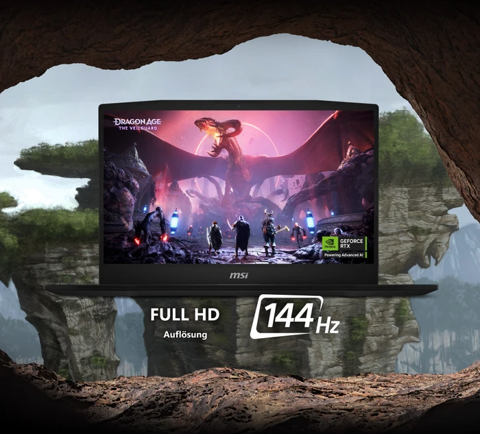 MSI Katana 17 HX B14WFK-234, Core Black, Core i7-14650HX, 16GB RAM, 1TB SSD, GeForce RTX 5060, DE