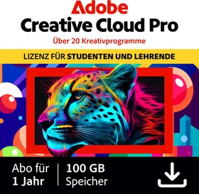Adobe Creative Cloud, 1 User, 1 Jahr, EDU, ESD (multilingual) (PC/MAC)