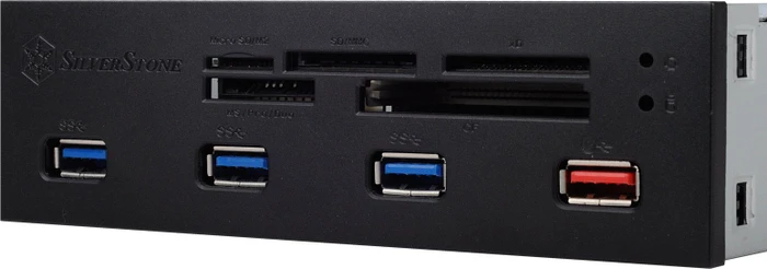 SilverStone FP56 Multi-Slot-Cardreader, USB 3.0 19-Pin Stiftsockel [Buchse]