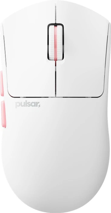 Pulsar Gaming Gears Pro Series Jinggg-X Medium Wireless Gaming Mouse weiß/rosa, USB