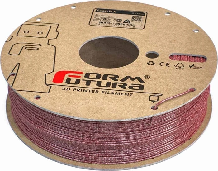 Formfutura Galaxy PLA, ruby red, Spule, 1.75mm, 750g