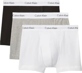 Calvin Klein Cotton Stretch 3er Boxer Briefs black/white/grey heather (Herren)