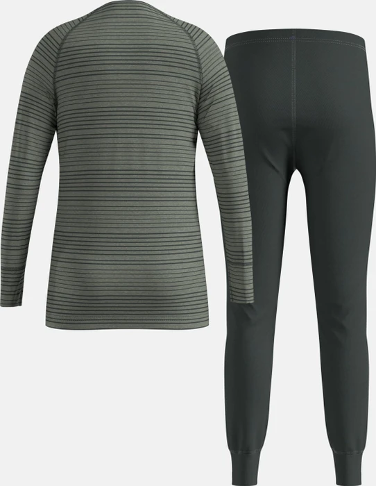 Odlo Active Warm Base Layer Set urban chic/shadow (Junior)
