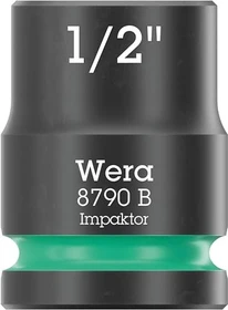 Wera 8790 B Impaktor Außensechskant Steckschlüssel 3/8" zöllig, 1/2"x30mm