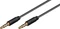 Wentronic Goobay AUX Verbindungskabel, 3.5mm Klinke Stecker/Stecker, 4-Pin, schwarz 3m, bulk Vorschaubild