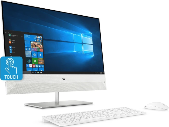 HP Pavilion All-in-One 24-xa0002ng, Snowflake White, Core i5-8400T, 16GB RAM, 512GB SSD, 1TB HDD, GeForce GTX 1050
